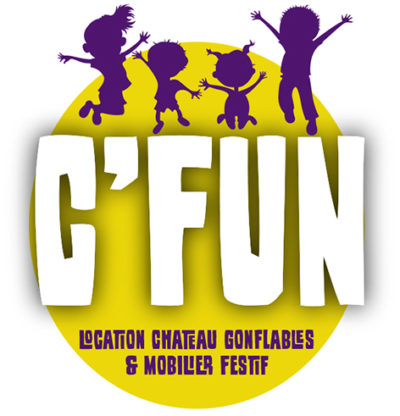 Logo C'Fun Location — location de châteaux gonflables et mobilier festif